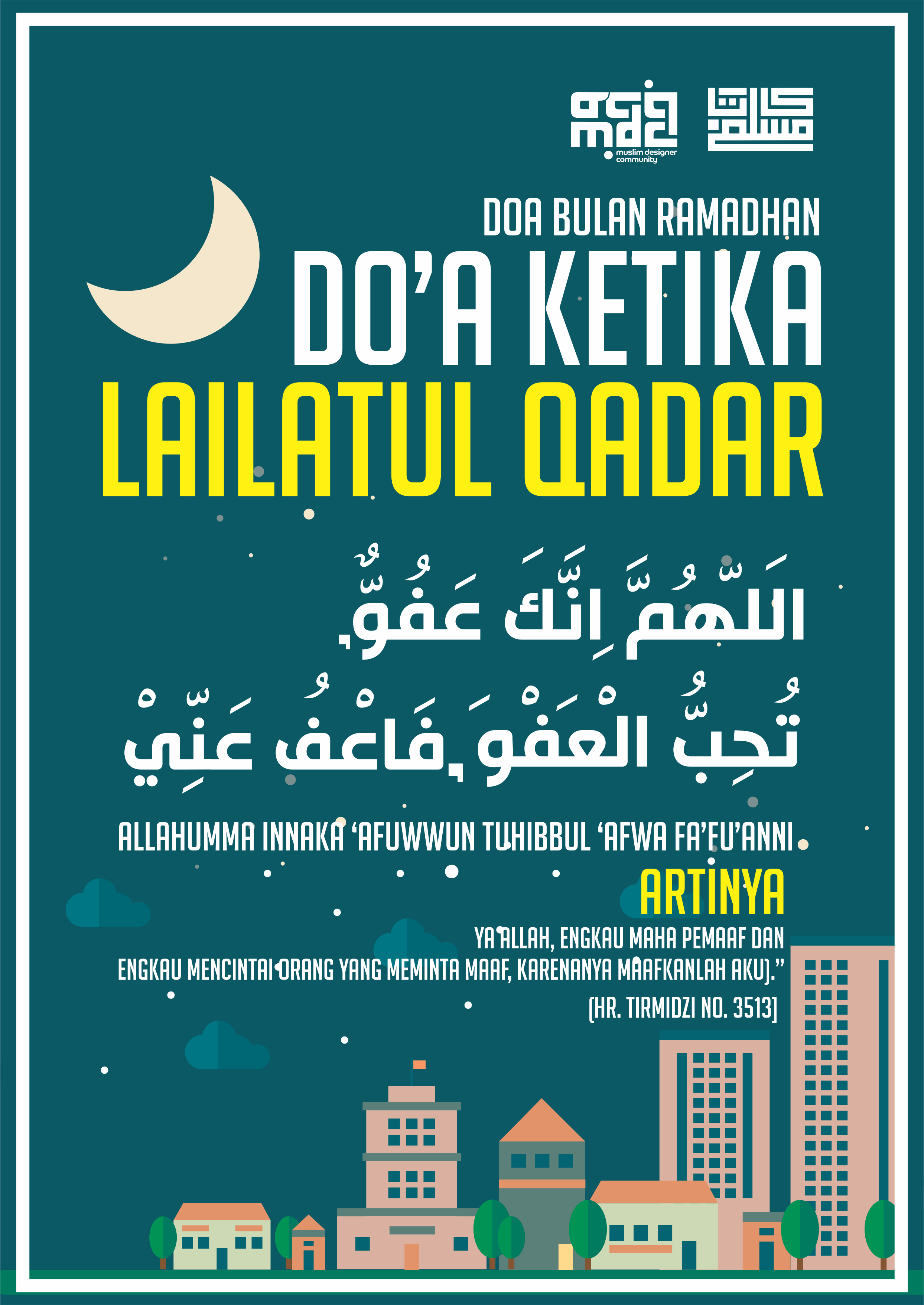 Download Gratis Desain Poster Dakwah Karya Kata Muslim 