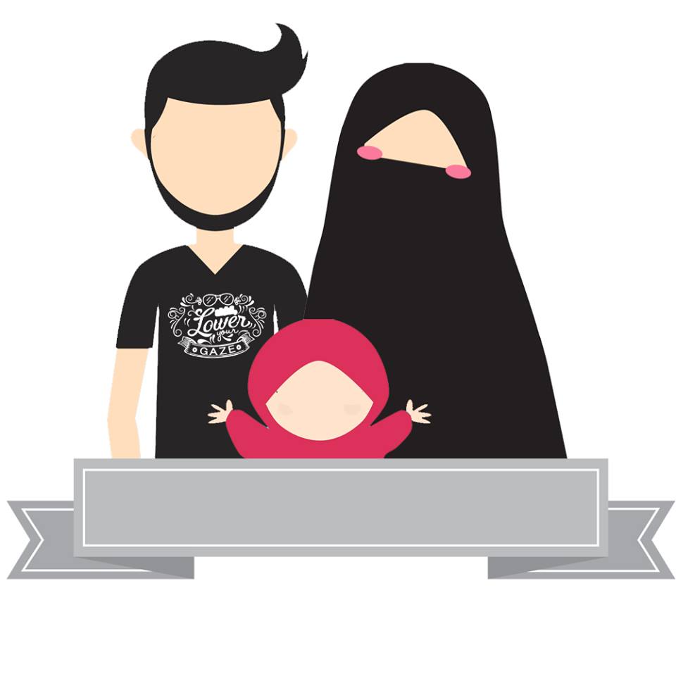 Gambar Gambar Kartun Islami Muslim Muslimah Romantis Katakan Id