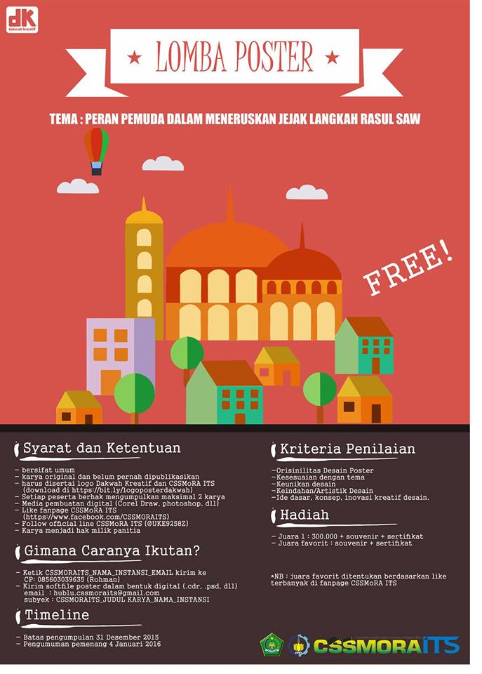 Lomba Poster Dakwah By CSS MoRA ITS  Hello Hijabers